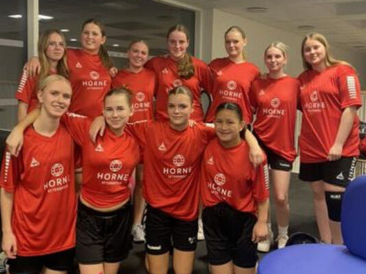 Fodbold piger holdfoto